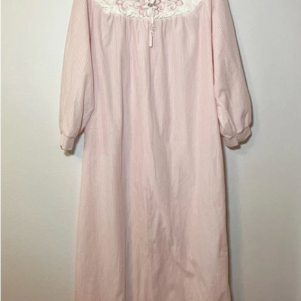 Vintage Soft Pink Nightgown‎ Grannycore Nostalgic Long USA CottageCore M